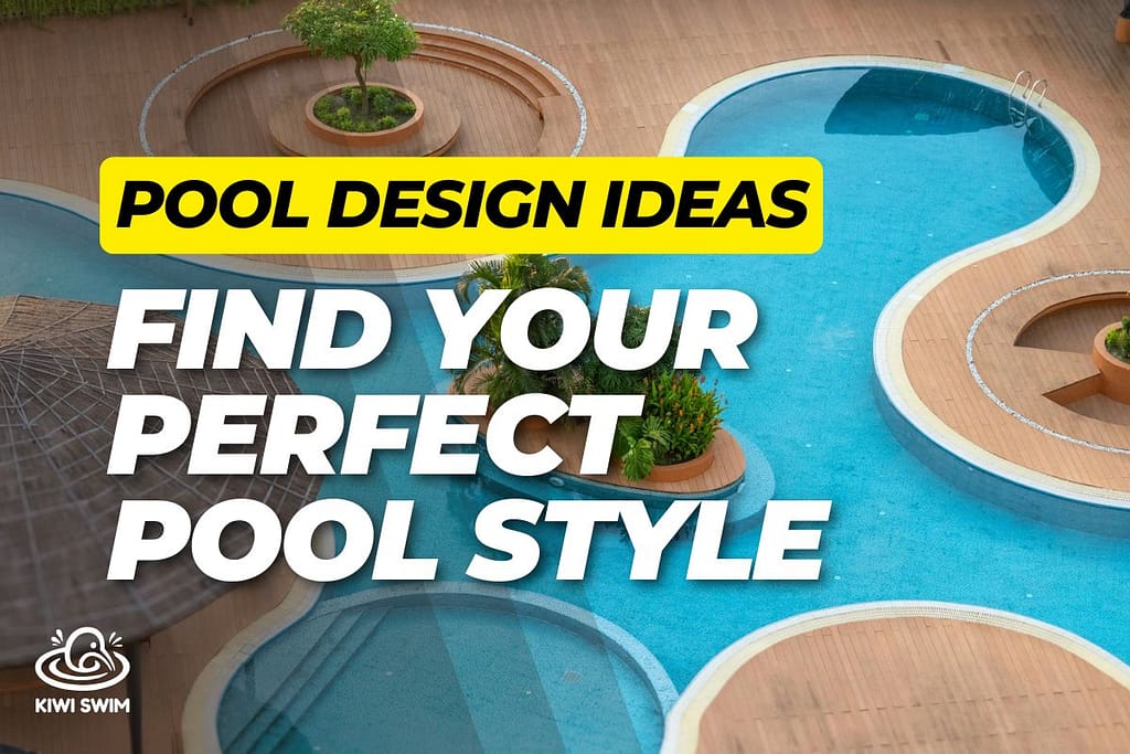 An interesting shaped pool with an island a gazebo